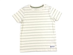 Name It peyote melange/oil green striped t-shirt